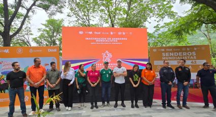 Inauguran senderos mundialistas en el Cerro de la Silla rumbo al Mundial