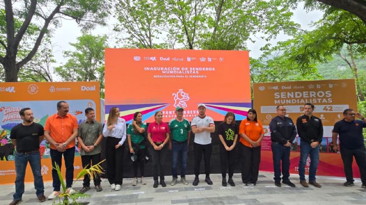 Inauguran senderos mundialistas en el Cerro de la Silla rumbo al Mundial