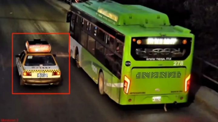 VIDEO | Detectan taxi vinculado a robos y detienen a conductor en Guadalupe