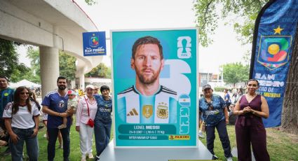 San Pedro se llena de futbol con estampas monumentales de Panini rumbo al Mundial 2026