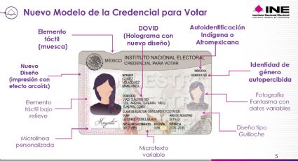 INE estrena credencial para votar con 25 candados de seguridad