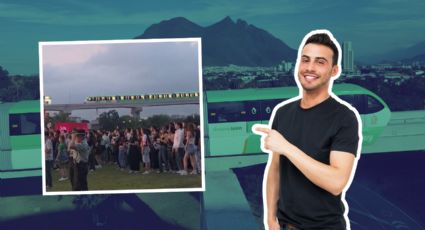 Captan pruebas del monorriel durante concierto mundialista de J Balvin en Monterrey