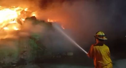 Controlan incendio en SIMEPRODE de Santa Catarina