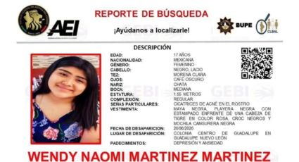 Continúa operativo por adolescente desaparecida en Palacio Federal de Guadalupe