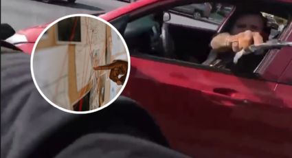 Guadalupe investiga video donde automovilista amenaza a motociclista