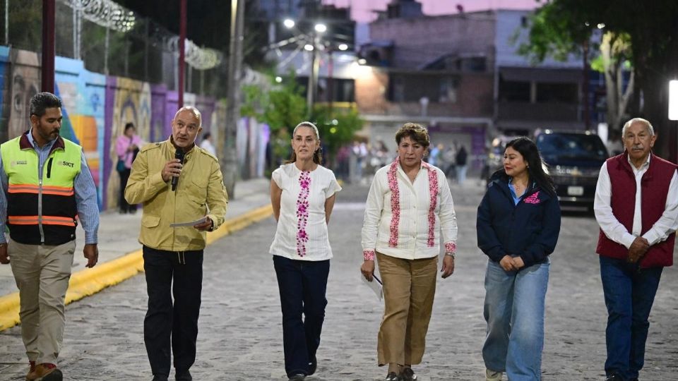 La Presidenta Claudia Sheinbaum Pardo y la Gobernadora Delfina Gómez Álvarez encabezan el proyecto 'Camina Libre, Camina Segura'.