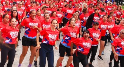 DIF Monterrey reúne a casi mil mujeres en Baile Fitness en Plaza Zaragoza
