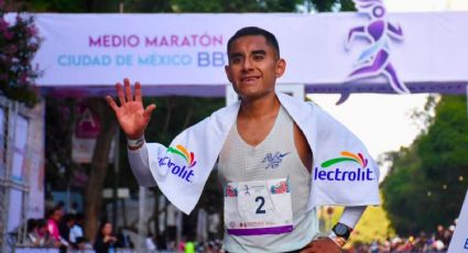 Mexicano Jorge Cruz sube al podio del Medio Maratón CDMX 2026