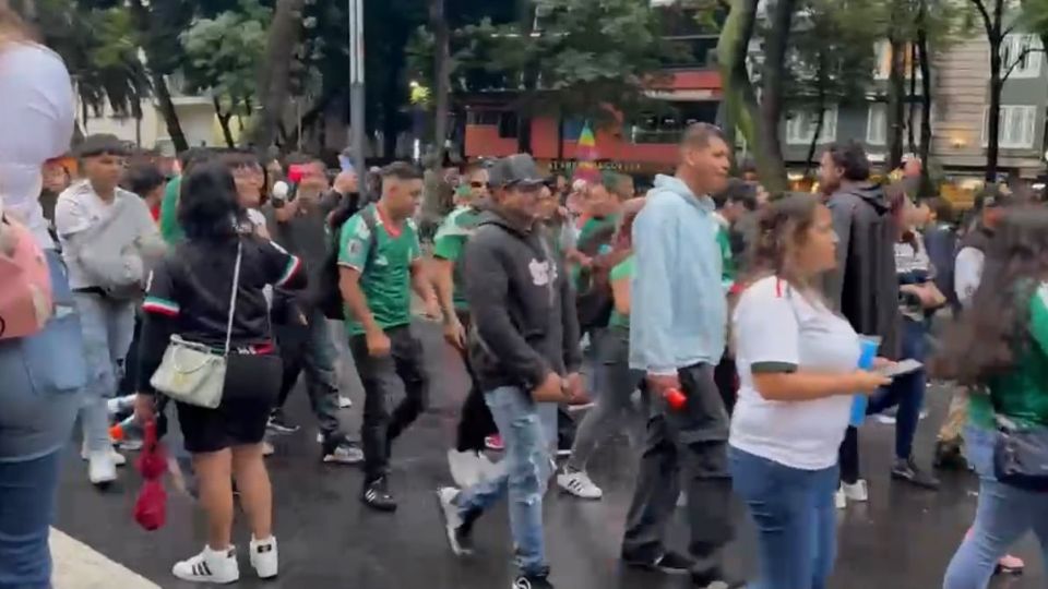 En Ciudad de México se llevó a cabo la última expresión de agradecimiento a los seleccionados mexicanos.