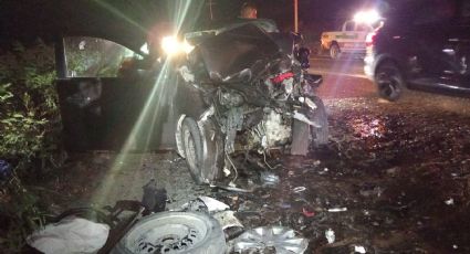 Muere menor en choque de 4 autos en Carretera Miguel Alemán