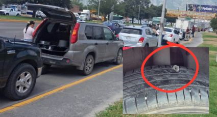 Reportan más de 50 autos ponchados en Av. Sendero; Esto pasó 