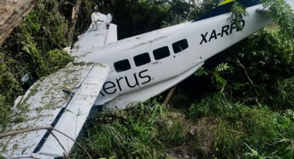 Reportan caída de aeronave en el municipio de Pesquería en Nuevo León