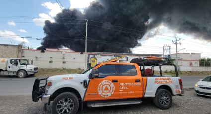 Se incendia aceitera en Zuazua; desalojan a más de 300 trabajadores
