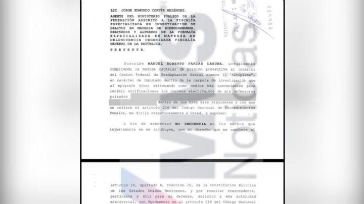 Vicealmirante Farías pide a FGR citar a su tío, exsecretario de Marina