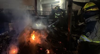 Se registra incendio en la colonia Constituyentes en Monterrey