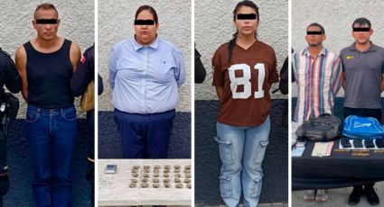 Caen 5 presuntos delincuentes con droga, armas y dinero en Sabinas Hidalgo