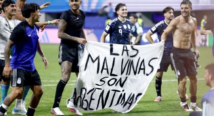FIFA define posible castigo a Argentina por pancarta de Malvinas
