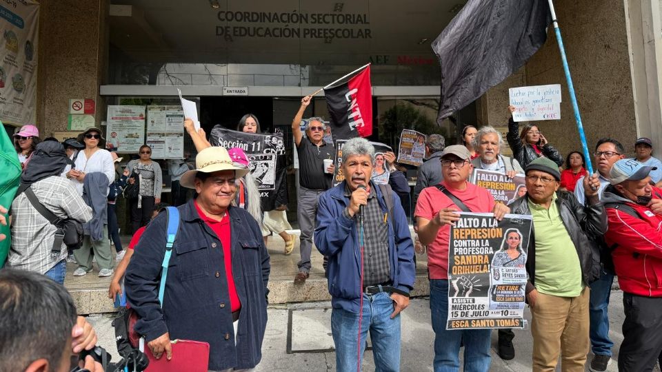 Pedro Hernández, secretario general de la sección 9, dice que no han atendido sus demandas.