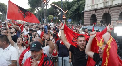 Seis heridos tras protestas en Tirana contra Trump