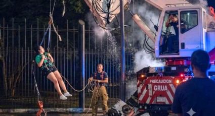 Desmiente plataforma digital rescate viral; grúa nunca existió