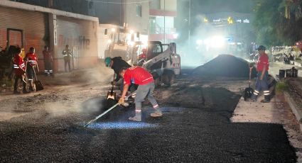 Rehabilita Monterrey pavimento en la Álvaro Obregón