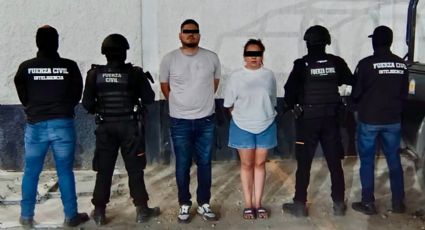 Fuerza Civil detiene a pareja ligada a grupo delictivo en Apodaca