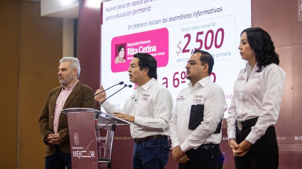 Mario Delgado Carrillo, informó que el Gobierno de México destina una inversión histórica de 5 mil 700 millones de pesos en el estado de Michoacán.
