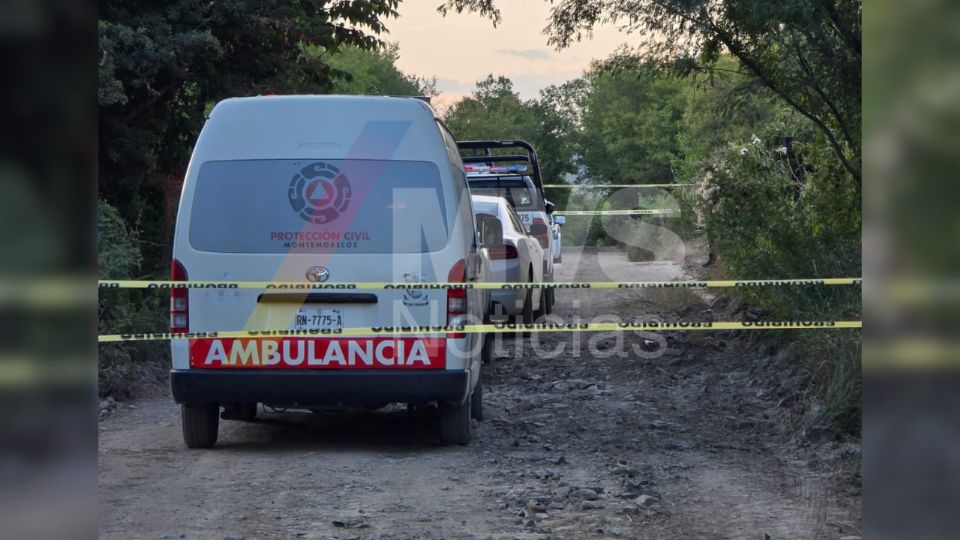 Autoridades investigan el hallazgo de un hombre sin vida en una cabaña abandonada en Montemorelos.