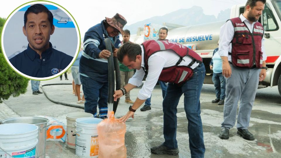 El director de Agua y Drenaje de Monterrey, Eduardo Ortegón Williamson, afirmó que continúan las obras y la modernización de la infraestructura para mejorar el suministro de agua potable en el municipio de García.