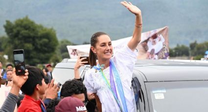 Sheinbaum cierra gira en Michoacán