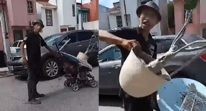 VIDEO | Vecina exhibe a hombre por robarle su planta en Guadalupe