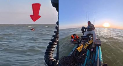 Rescatan a jóvenes de ahogarse en la Presa El Cuchillo | VIDEO
