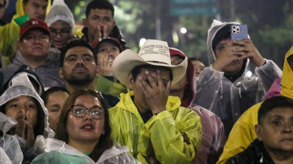 El silencio se apoderó de la CDMX tras la derrota de Inglaterra, evento que reunió a un millón 350 mil personas.