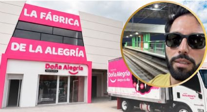 Poncho de Nigris viaja por primera vez en el Metro