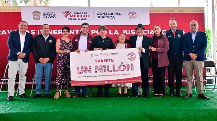 Caravanas por la Justicia Social llegan al millón de trámites en Edomex