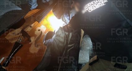 Lo detienen con 10 kilos de droga en instrumentos musicales en la Monterrey-Reynosa