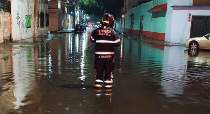 Fuertes lluvias dejan encharcamientos y caída de árboles