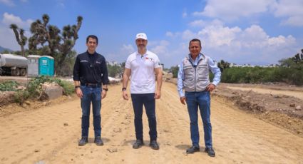 Adrián de la Garza supervisa avance del Circuito Vial Poniente