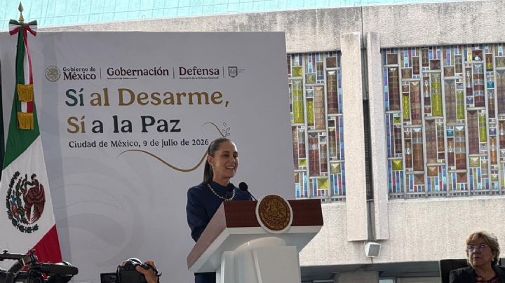 Revela Sheinbaum que 75% de armamento incautado proviene de EU
